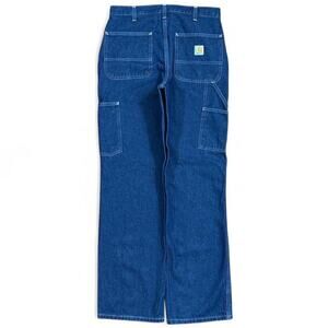 Carhartt Men's Carpenter Dark Wash Contrast Stitch Denim Jeans Size 30X32